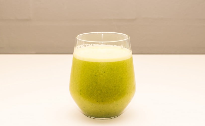 Grøn juice med et kick